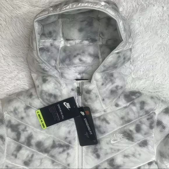 *NWT* Men Nike Sportswear (NSW) Marble Puffy EcoDown Jacket - Picture 3 of 9